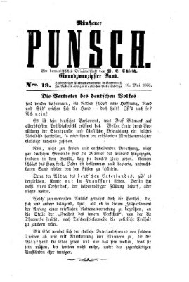 Münchener Punsch Sonntag 10. Mai 1868