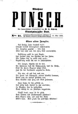 Münchener Punsch Sonntag 24. Mai 1868