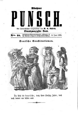 Münchener Punsch Sonntag 14. Juni 1868