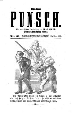 Münchener Punsch Sonntag 23. August 1868