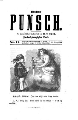 Münchener Punsch Sonntag 21. März 1869