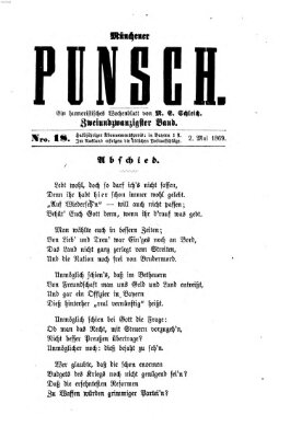 Münchener Punsch Sonntag 2. Mai 1869