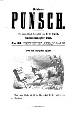 Münchener Punsch Sonntag 15. August 1869