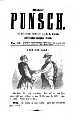 Münchener Punsch Sonntag 29. August 1869