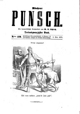 Münchener Punsch Sonntag 8. Mai 1870