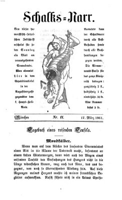 Schalks-Narr Sonntag 17. März 1861