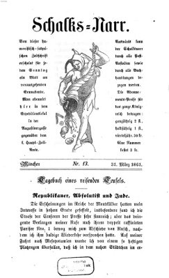 Schalks-Narr Sonntag 31. März 1861