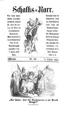 Schalks-Narr Sonntag 6. Oktober 1861