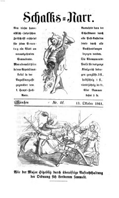 Schalks-Narr Sonntag 13. Oktober 1861