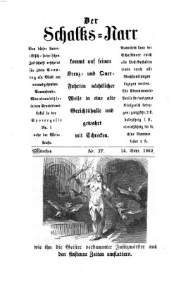 Schalks-Narr Sonntag 14. September 1862