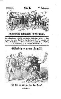 Schalks-Narr Freitag 1. Januar 1864