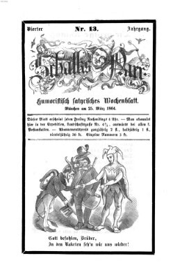 Schalks-Narr Freitag 25. März 1864