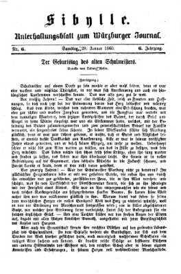 Sibylle (Würzburger Journal) Samstag 28. Januar 1860