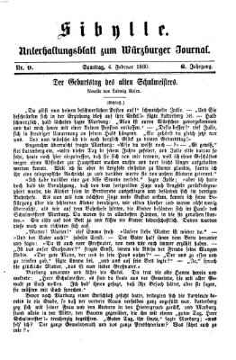 Sibylle (Würzburger Journal) Samstag 4. Februar 1860