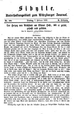 Sibylle (Würzburger Journal) Dienstag 7. Februar 1860