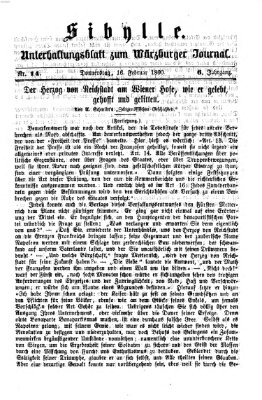 Sibylle (Würzburger Journal) Donnerstag 16. Februar 1860