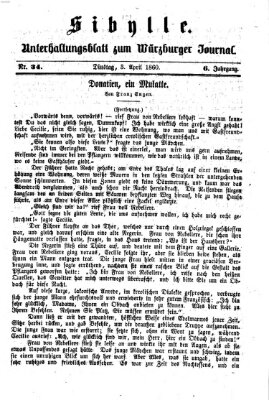 Sibylle (Würzburger Journal) Dienstag 3. April 1860