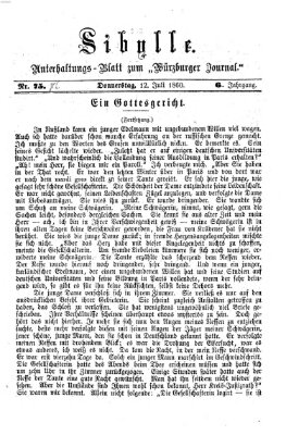 Sibylle (Würzburger Journal) Donnerstag 12. Juli 1860