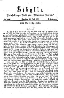 Sibylle (Würzburger Journal) Samstag 21. Juli 1860