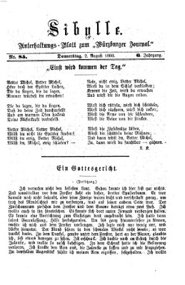 Sibylle (Würzburger Journal) Donnerstag 2. August 1860