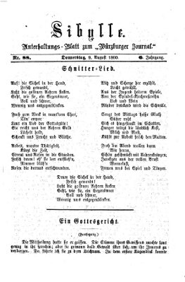 Sibylle (Würzburger Journal) Donnerstag 9. August 1860