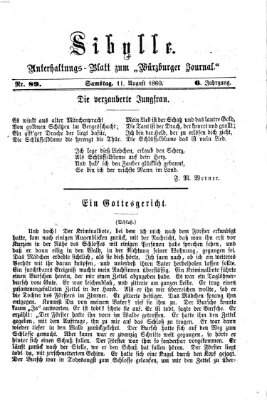 Sibylle (Würzburger Journal) Samstag 11. August 1860