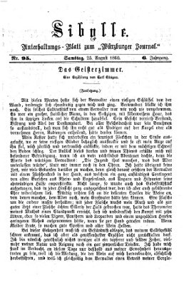 Sibylle (Würzburger Journal) Samstag 25. August 1860