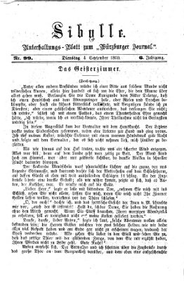 Sibylle (Würzburger Journal) Dienstag 4. September 1860