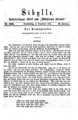 Sibylle (Würzburger Journal) Donnerstag 27. September 1860