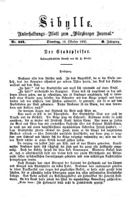 Sibylle (Würzburger Journal) Dienstag 16. Oktober 1860