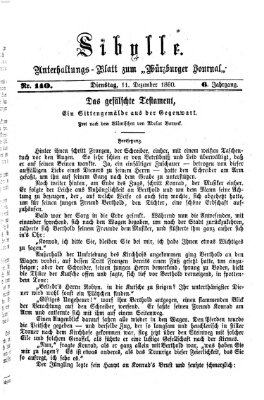 Sibylle (Würzburger Journal) Dienstag 11. Dezember 1860