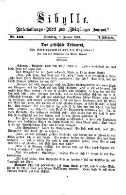 Sibylle (Würzburger Journal) Dienstag 8. Januar 1861