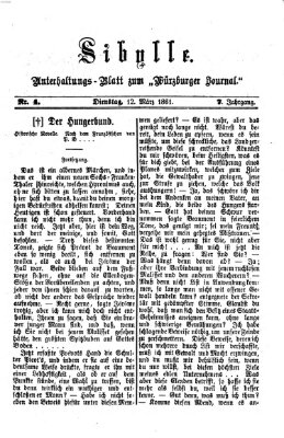 Sibylle (Würzburger Journal) Dienstag 12. März 1861