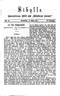 Sibylle (Würzburger Journal) Dienstag 19. März 1861