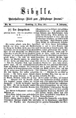 Sibylle (Würzburger Journal) Samstag 23. März 1861