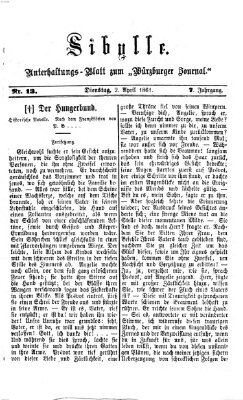 Sibylle (Würzburger Journal) Dienstag 2. April 1861