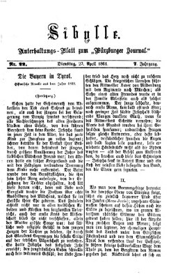 Sibylle (Würzburger Journal) Dienstag 23. April 1861