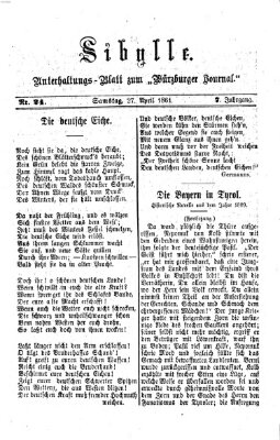 Sibylle (Würzburger Journal) Samstag 27. April 1861