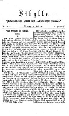 Sibylle (Würzburger Journal) Dienstag 14. Mai 1861