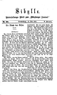 Sibylle (Würzburger Journal) Donnerstag 23. Mai 1861