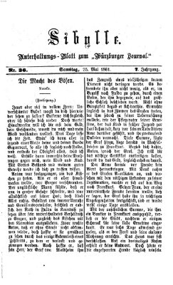 Sibylle (Würzburger Journal) Samstag 25. Mai 1861