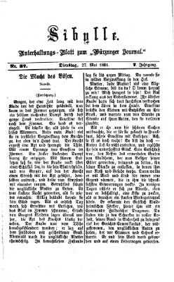 Sibylle (Würzburger Journal) Montag 27. Mai 1861