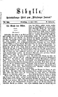 Sibylle (Würzburger Journal) Dienstag 4. Juni 1861