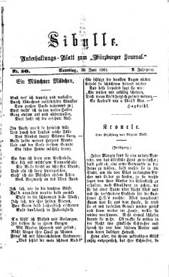 Sibylle (Würzburger Journal) Samstag 29. Juni 1861