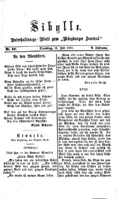 Sibylle (Würzburger Journal) Dienstag 16. Juli 1861