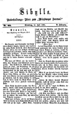 Sibylle (Würzburger Journal) Dienstag 30. Juli 1861