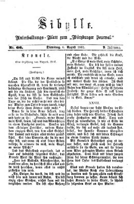 Sibylle (Würzburger Journal) Dienstag 6. August 1861