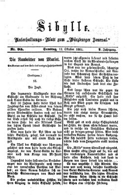 Sibylle (Würzburger Journal) Samstag 12. Oktober 1861