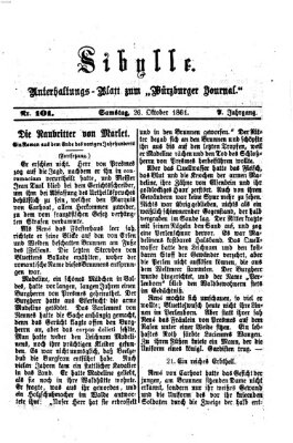 Sibylle (Würzburger Journal) Samstag 26. Oktober 1861