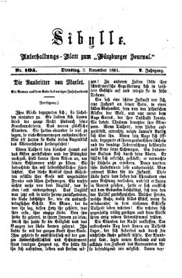 Sibylle (Würzburger Journal) Dienstag 5. November 1861